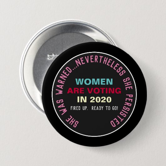 Vrouwen stemmen in 2020 tegen de Button van de cam (Voorkant /achterkant)