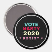 Vrouwen Stemmen NASTY 2020 RESIST Fridge Magnet (Voorkant / Achterkant)