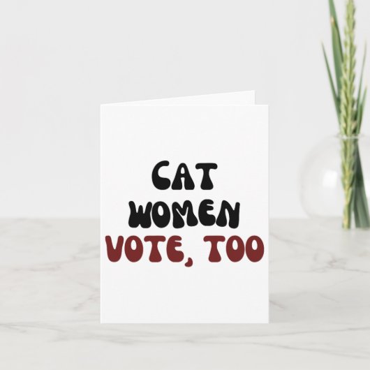 Vrouwen stemmen op Kamala Harris voor President Kaart (Voorkant)