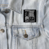Vrouwen stemmen republikeins vierkante button 5,1 cm (In situ)