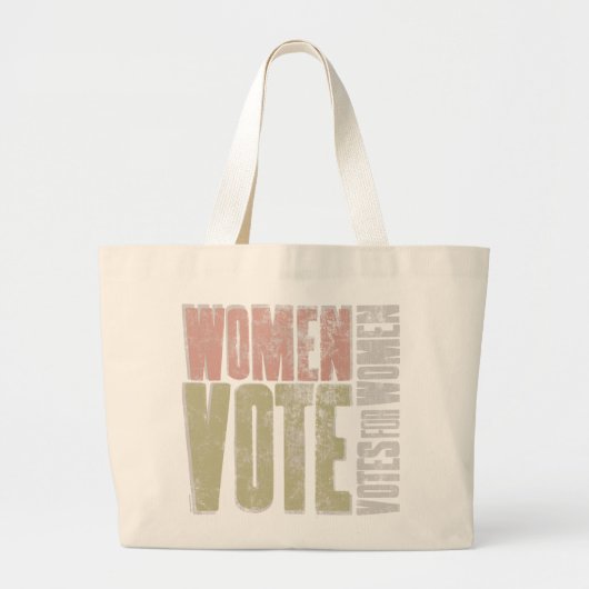 Vrouwen stemmen Tas / Bleke kastanje-salie (Voorkant)