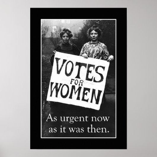 vrouwen Stemming Poster 2 (Voorkant)