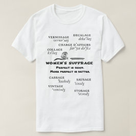 Vrouwen stemrecht T-shirt