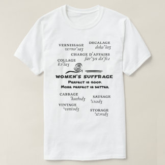 Vrouwen stemrecht T-shirt