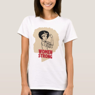 Vrouwen sterk t-shirt