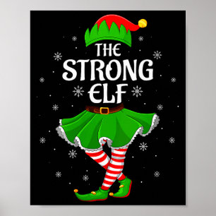 Vrouwen Sterke Elf Kerst Familie Meisjes Vrouwen E Poster