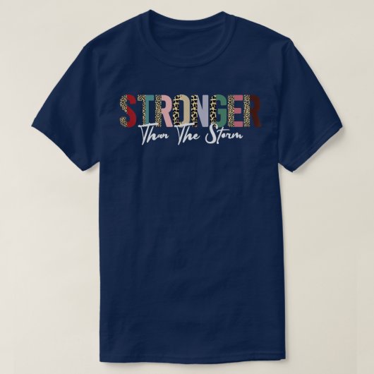 Vrouwen sterker dan het Storm T-shirt (Design voorkant)