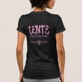 Vrouwen steunen de zaak t-shirt (Achterkant)