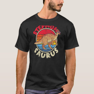 Vrouwen stiefmoeder saurus i parasaurolophus i fam t-shirt