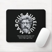 Vrouwen stoïcisme Marcus Aurelius Quote V-hals _1 Muismat (Met muis)