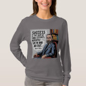 Vrouwen Succes Productiviteit Quote T-shirt (Voorkant)