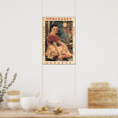 VROUWEN SUPERSTAR Movie Old Shanghai Adverteren Poster (Keuken)