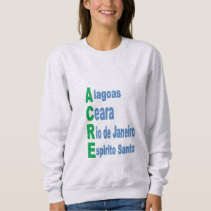 Vrouwen Sweatshirt ash BRAZILIË TOERISME