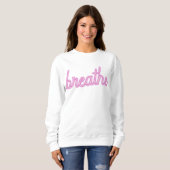 Vrouwen sweatshirt "Breath" (Voorkant volledig)