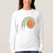 Vrouwen Sweatshirt Dalgona Driehoek Gesmolten Rege (Voorkant)