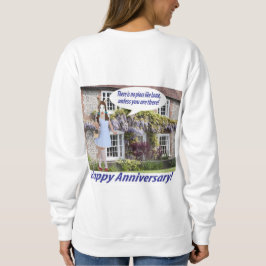 Vrouwen sweatshirt. Fijn Jubileum. konijntje/dorot Trui