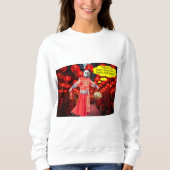 Vrouwen sweatshirt. Gelukkig Chinees Nieuwjaar pan Trui (Voorkant)