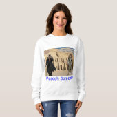 Vrouwen sweatshirt. Gelukkig Pascha. loris/aap Trui (Voorkant volledig)