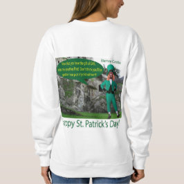 Vrouwen sweatshirt. Gelukkige St. Patrick's Day ir Trui