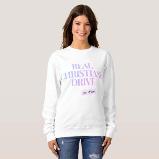 Vrouwen Sweatshirt - Grappige Christelijke Kleding (Voorkant volledig)