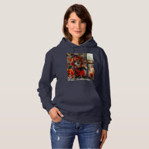 Vrouwen sweatshirt met Chihuahua print in een pomp