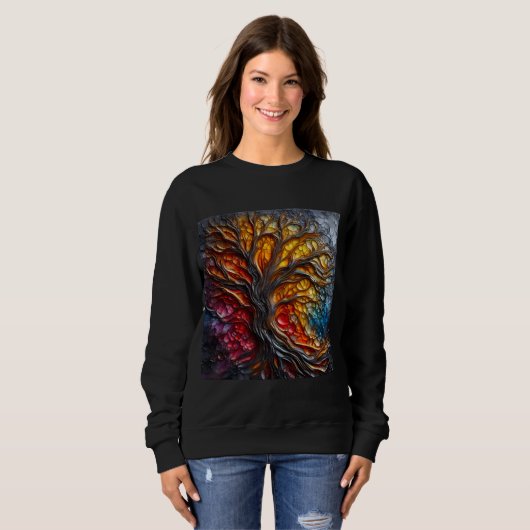 Vrouwen Sweatshirts Art Expression 10 Trui (Voorkant volledig)