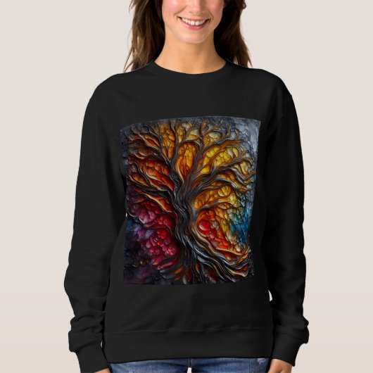 Vrouwen Sweatshirts Art Expression 10 Trui (Voorkant)