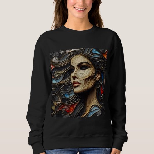 Vrouwen Sweatshirts Art Expression 14 Trui (Voorkant)