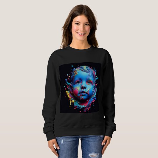 Vrouwen Sweatshirts Art Expression 14 Trui (Voorkant volledig)
