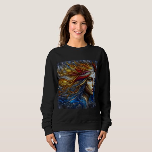 Vrouwen Sweatshirts Art Expression 17 Trui (Voorkant volledig)