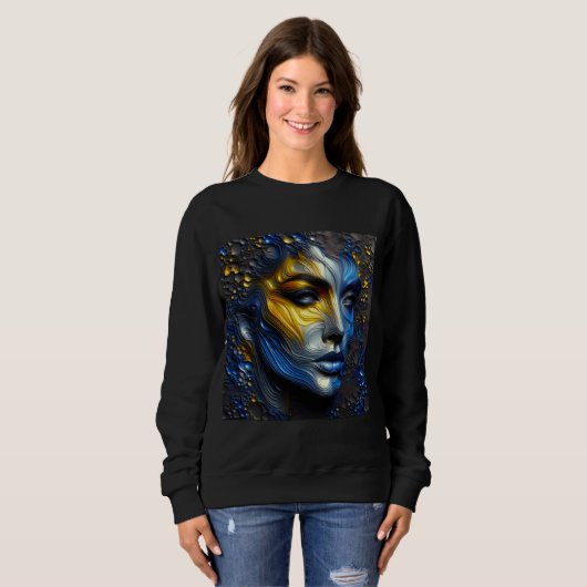 Vrouwen Sweatshirts Art Expression 2 Trui (Voorkant volledig)