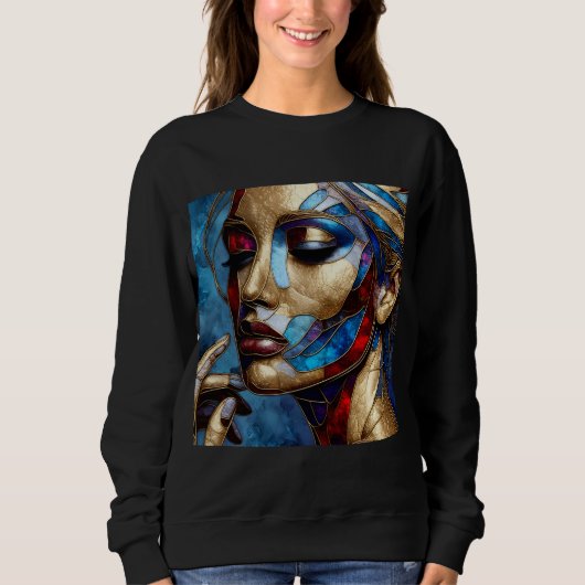 Vrouwen Sweatshirts Art Expression 36 Trui (Voorkant)