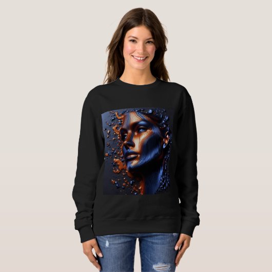 Vrouwen Sweatshirts Art Expression 3 Trui (Voorkant volledig)