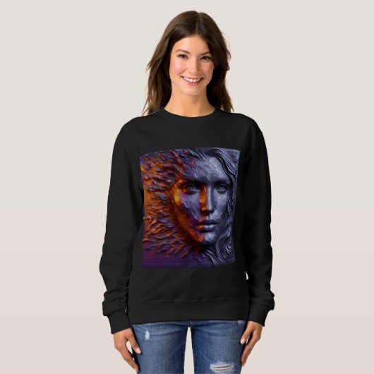 Vrouwen Sweatshirts Art Expression 4 Trui (Voorkant volledig)