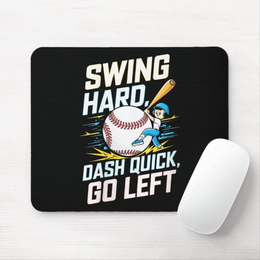 Vrouwen Swing Hard, Dash Quick, Ga naar links - At Muismat (Met muis)