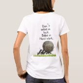 Vrouwen T-shirt (Achterkant)