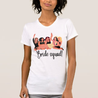 Vrouwen T-shirt "Bride squad"