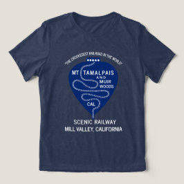 Vrouwen T-shirt Crookedest Railroad Mt Tamalpais