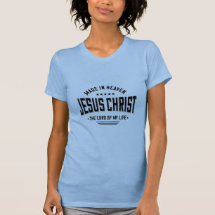 Vrouwen T-shirt gemaakt in de hemel