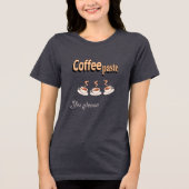 Vrouwen T-shirt Koffiepasta Funny Coffee Pun (Voorkant)