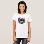 Vrouwen T-shirt leven is goed wanneer..... (Voorkant volledig)