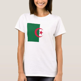 Vrouwen T-Shirt met Algerijnse vlag