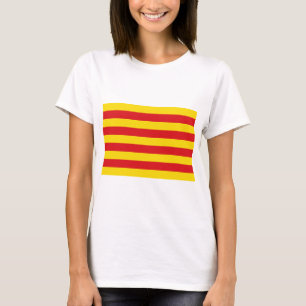 Vrouwen T-Shirt met Catalaanse vlag