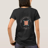 Vrouwen T-shirt met Custom Logo op rug of voorkant (Achterkant)