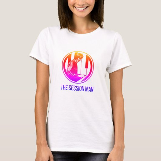 Vrouwen T-shirt met het Session Man (kleur) (Voorkant)