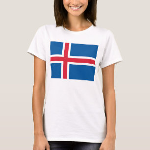 Vrouwen T-Shirt met IJslandse vlag