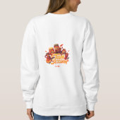 Vrouwen T Shirt met "Jam Session". (Achterkant)