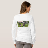 Vrouwen t-shirt met lange mouwen, Happy Thanksgivi (Achterkant volledig)