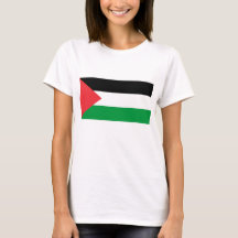 Vrouwen T-Shirt met Palestijnse vlag