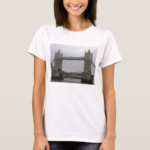 Vrouwen T Shirt met Towerbrug over de Theems